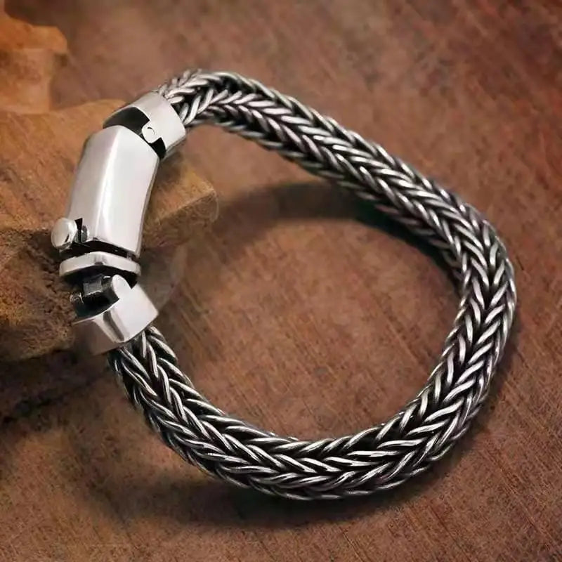 National Tide Hand-woven Bracelet Retro Domineering Men's Personality Keel