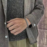 Retro Thick Men's Keel Bracelet Hand-woven Domineering Accessory