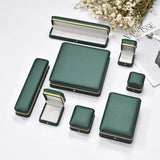 Exquisite Inlaid Edge Jewelry Storage Box, Various Colors & Styles