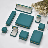 Exquisite Inlaid Edge Jewelry Storage Box, Various Colors & Styles