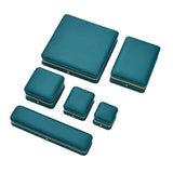 Exquisite Inlaid Edge Jewelry Storage Box, Various Colors & Styles