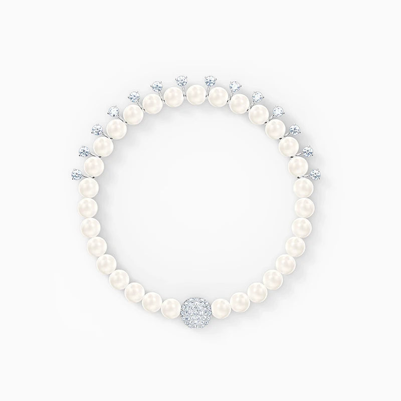 Romantic & Pearl Crystal Bracelet - Ideal Mother's Day Gift