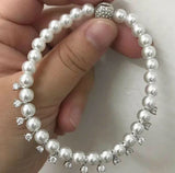 Romantic & Pearl Crystal Bracelet - Ideal Mother's Day Gift