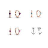 Elegant Zircon Earrings, Perfect Valentines Gift for Her