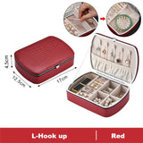 Simplicity PU Leather Travel Jewelry Box Organizer