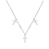 Religious Cross Necklace - Personalized Women's Jewelry