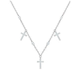 Religious Cross Necklace - Personalized Women's Jewelry