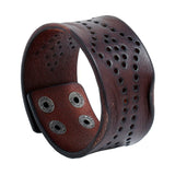 Wide Retro Cowhide Bracelet, Stylish & Versatile, Cross-border Supply