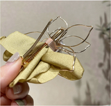 Metal Flower Cloth Petal Hairpins Hair Clips Barrette Hair Accessories
