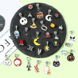 Nightmare Before Christmas Charms Jack Sally Pendant Bracelet Halloween DIY