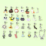 Nightmare Before Christmas Charms Jack Sally Pendant Bracelet Halloween DIY