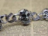 Pirates of the Caribbean Skulls Bracelet Punk Style Skeleton Gothic Jewelry