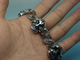 Pirates of the Caribbean Skulls Bracelet Punk Style Skeleton Gothic Jewelry