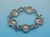 Pirates of the Caribbean Skulls Bracelet Punk Style Skeleton Gothic Jewelry