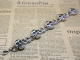 Pirates of the Caribbean Skulls Bracelet Punk Style Skeleton Gothic Jewelry