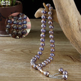 12mm Nostalgic Rosary Bracelet in Variety of Colors for Muslim Worship