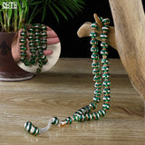 12mm Nostalgic Rosary Bracelet in Variety of Colors for Muslim Worship