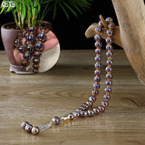 12mm Nostalgic Rosary Bracelet in Variety of Colors for Muslim Worship