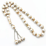 12mm Nostalgic Rosary Bracelet in Variety of Colors for Muslim Worship