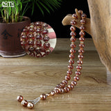 12mm Nostalgic Rosary Bracelet in Variety of Colors for Muslim Worship