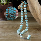 12mm Nostalgic Rosary Bracelet in Variety of Colors for Muslim Worship