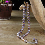 14mm Nostalgic Rosary Bracelet in Various Colors for Islamic Worship