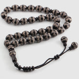 14mm Nostalgic Rosary Bracelet in Various Colors for Islamic Worship