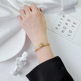 Queen Elizabeth Avatar Coin Chain Bracelet Women Gift