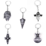 Skywalk Keychain Darth Vader Yoda BB8 Key Chains Men Jewelry Gift