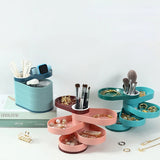 Rotatable Jewelry Storage Box - Multiple Layers, Large Capacity
