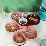 Rotatable Jewelry Storage Box - Multiple Layers, Large Capacity