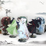 Scum Villain Anime Stand Model Plate Shen Qingqiu Keychain