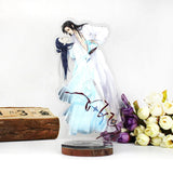 Scum Villain Anime Stand Model Plate Shen Qingqiu Keychain