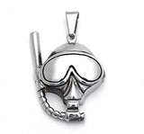 Sea Diver Pendant Necklace Stainless Steel Jewelry