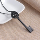 Coraline Seeing Stone Necklace Key Pendant Cosplay Laika Jewelry