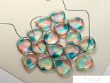 Resin Colored Droplets Pendant DIY Earrings Accessories