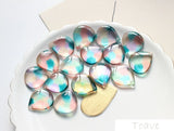 Resin Colored Droplets Pendant DIY Earrings Accessories