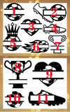 Football Name Necklace Stainless Steel Cuban Chain Soccer Fans Men Women