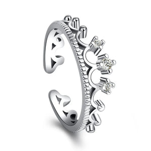 Crown Goddess Ring - South Korea Finger Jewelry