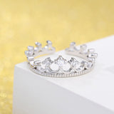 Crown Goddess Ring - South Korea Finger Jewelry