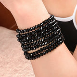 Durable 4*6mm Glass Bracelet