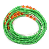 Body Chain Waist Beads Glass for Women Body Jewelry