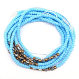 Body Chain Waist Beads Glass for Women Body Jewelry