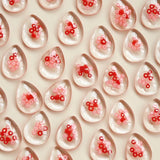 Resin Water Droplet Circle Earrings DIY Kit