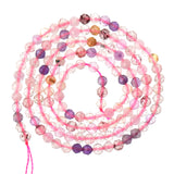 Purple Crystal Loose Beads 3mm-2mm