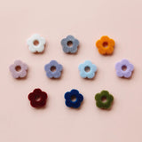 Vintage Flocking Pendant Earrings Hair Clip DIY Jewelry Accessories 4pcs