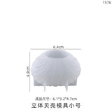Fan-Shaped Shell Silica Gel Mold for Epoxy Resin Crafts