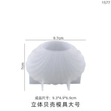 Fan-Shaped Shell Silica Gel Mold for Epoxy Resin Crafts