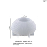Fan-Shaped Shell Silica Gel Mold for Epoxy Resin Crafts