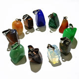Natural Stone Necklace Pendant Jewelry Irregular Ore Pendant 20pcs